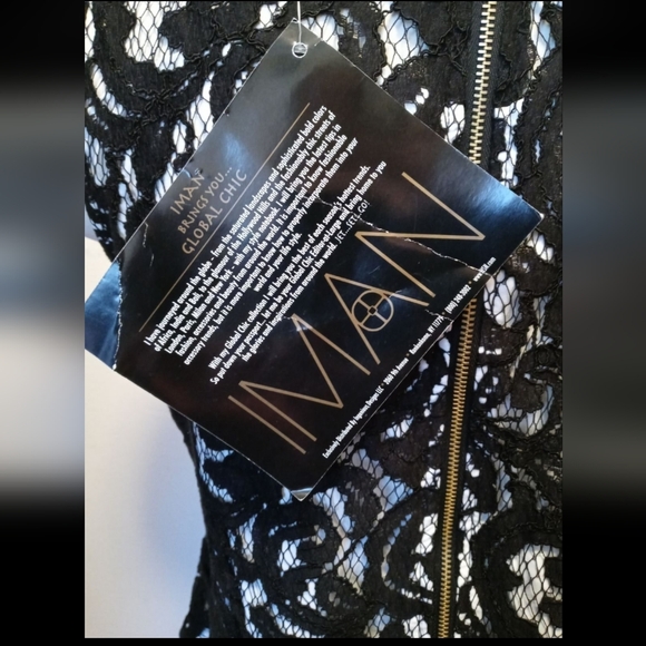 Elegant Black Lace Overlay Skirt - Picture 5 of 5